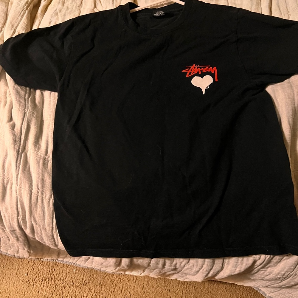 Stussy| S | Black|  Heart